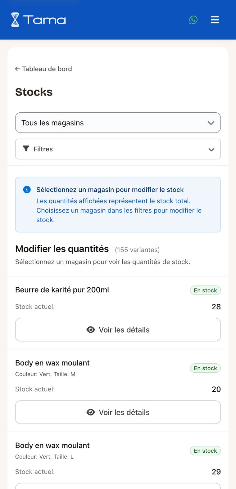 Votre stock se met à jour tout seul, à chaque vente