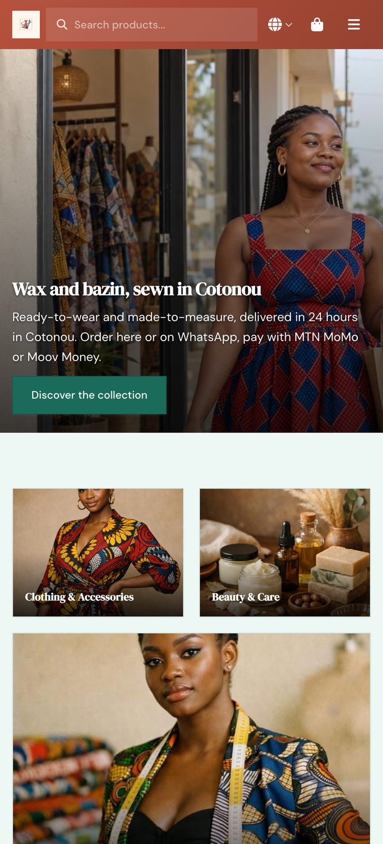 Your online store, ready to share