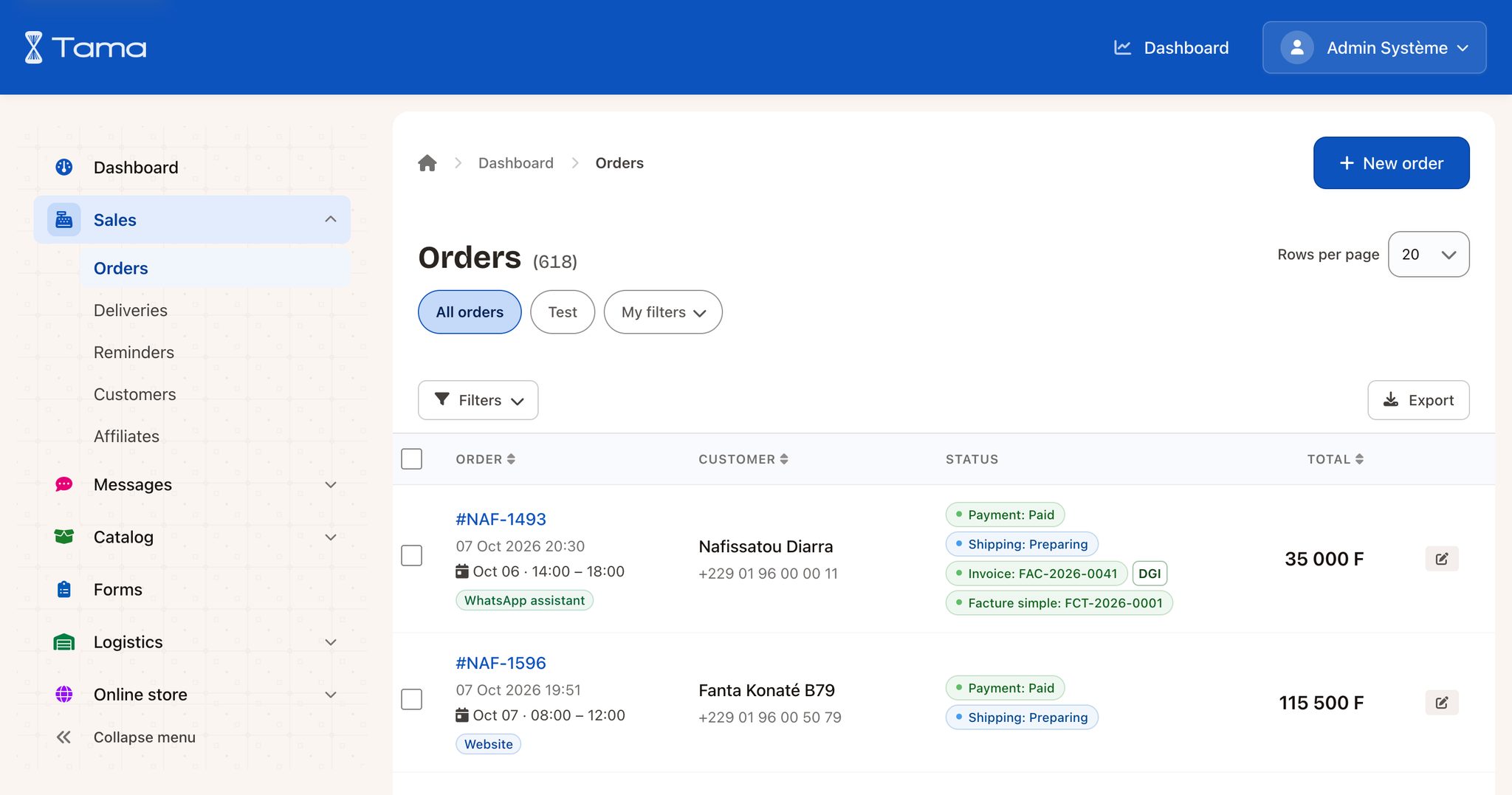 Zero forgotten orders, customers updated without you